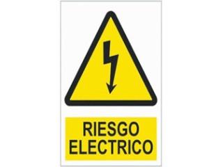 Señal riesgo electrico 420x297