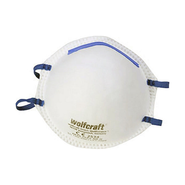 MÁSCARA DE PROTECCIÓN WOLFCRAFT 4836000 BLANCO. 3 PIEZAS