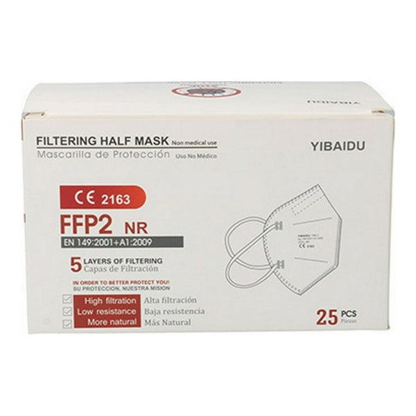 MASCARILLA DE PROTECCIÓN RESPIRATORIA XG FACE FFP2 (25 PCS)