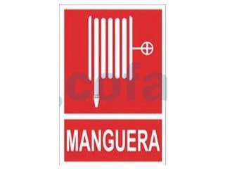 Señal manguera 210x148 mm