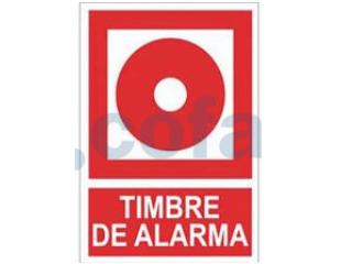 Señal Timbre alarma 210x148