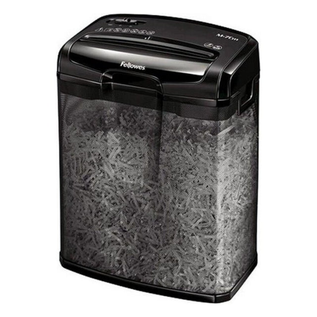 <transcy>Fellowes M-7CM 13 L 7 Feuilles Destructeur De Papier Micro Découpé Noir</transcy>