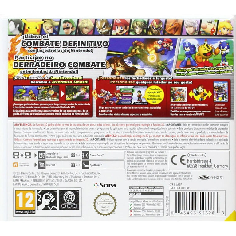 Videojuego Nintendo 3DS Nintendo Super Smash Bros