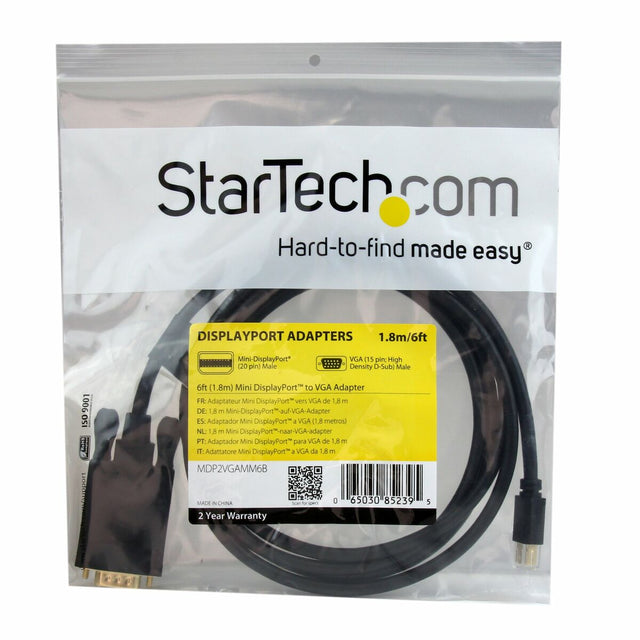 Startech MDP2VGAMM6B Mini DisplayPort-auf-VGA-Adapter