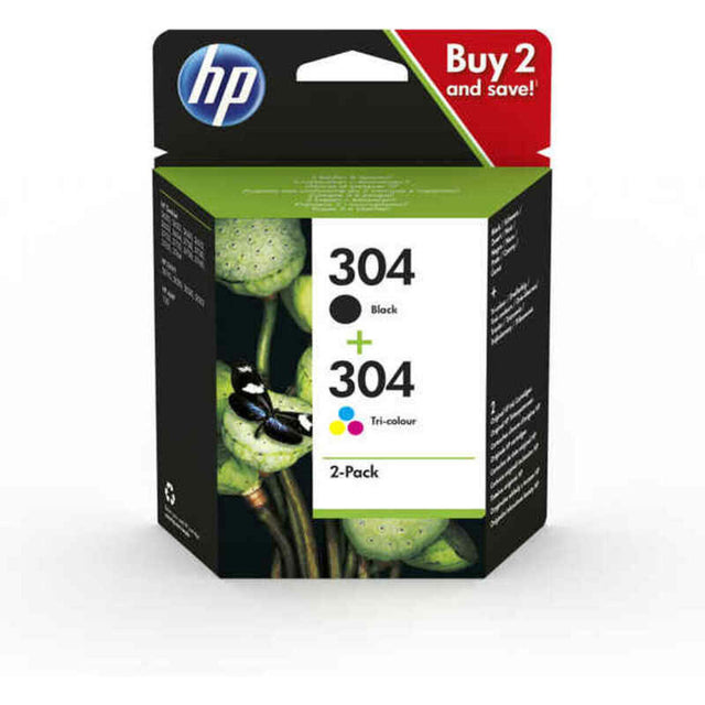 HP 304 Schwarz-Mehrfarben-Original-Tintenpatrone