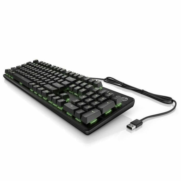 Teclado HP 550 USB Negro Retroiluminado Gaming Francés AZERTY