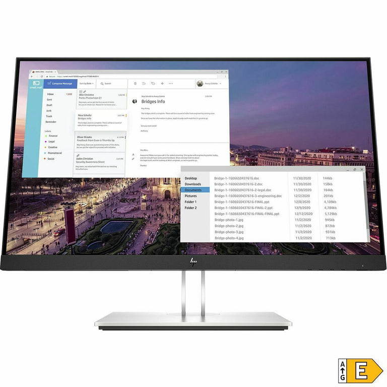 Monitor HP E23 G4 IPS Full HD 60 Hz 23" 1920 x 1080 Pixel