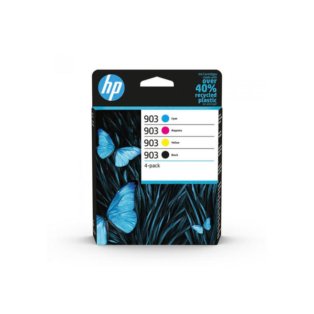 HP Original-Tintenpatrone 4er-Pack HP 903 Original-Tintenpatronen Schwarz/Cyan/Magenta/Gelb