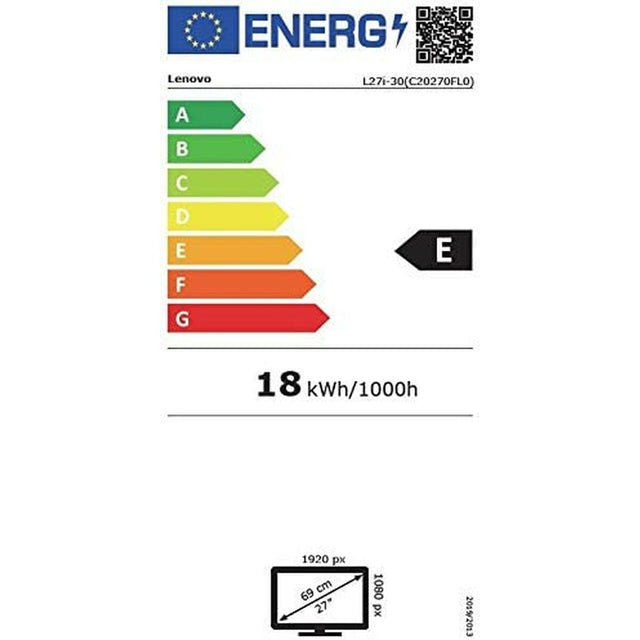 Monitor Lenovo L27i-30 27" FHD LCD Full HD 1920 x 1080 px AMD FreeSync