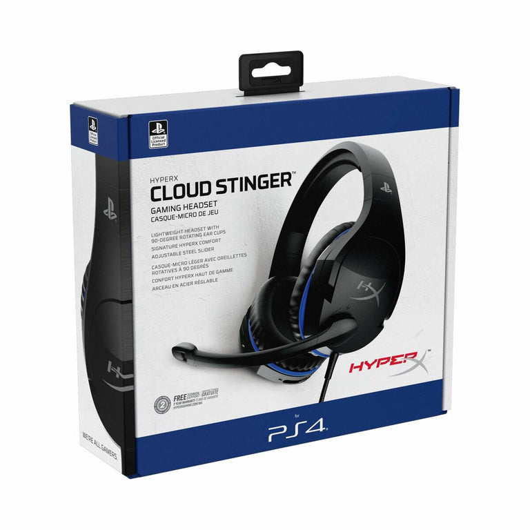 Gaming-Headset mit Mikrofon Hyperx Cloud Stinger Schwarz/Blau