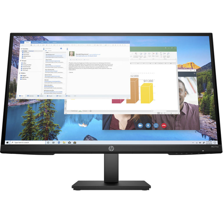 HP M27ha 27-Zoll-IPS-LED-Full-HD-Monitor