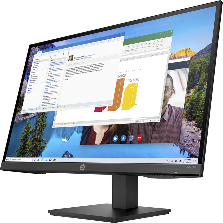 HP M27ha 27-Zoll-IPS-LED-Full-HD-Monitor