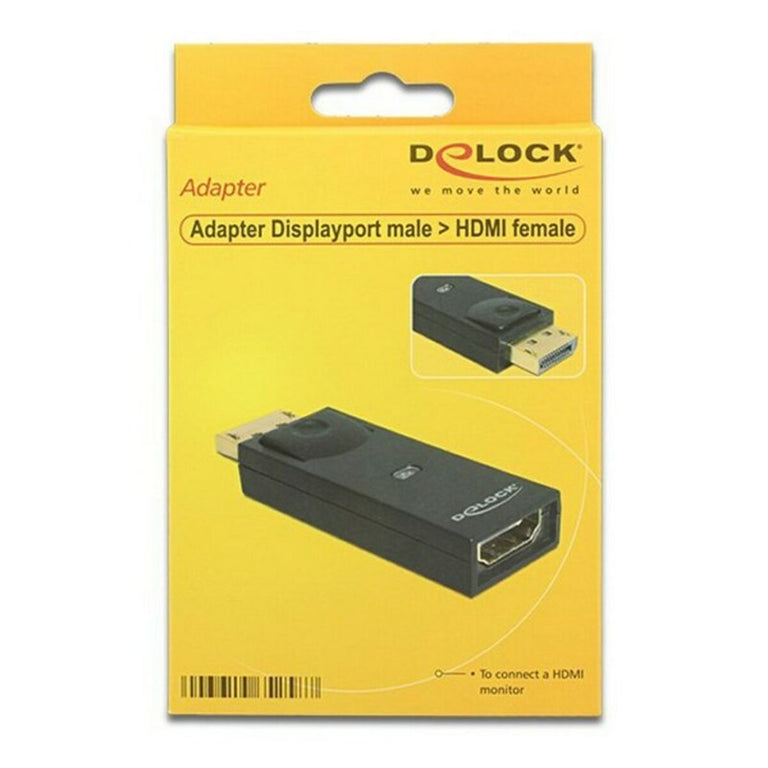 DisplayPort auf HDMI Adapter DELOCK 65258 Schwarz