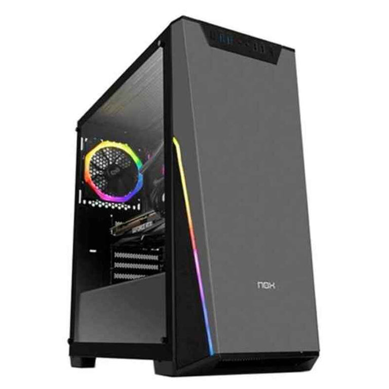 ATX Mid-Tower-Gehäuse NOX INFINITY SIGMA ARGB Schwarz