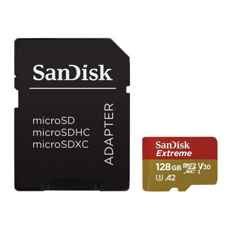 Tarjeta de Memoria Micro SD con Adaptador SanDisk SDSQXA1-GN6AA C10 160 MB/s