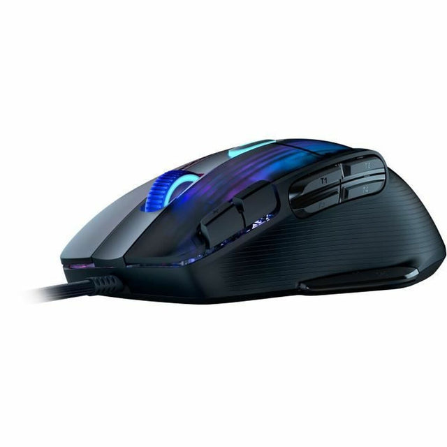 Roccat Kone XP schwarze Gaming-Maus mit LED-Leuchten, verkabelt