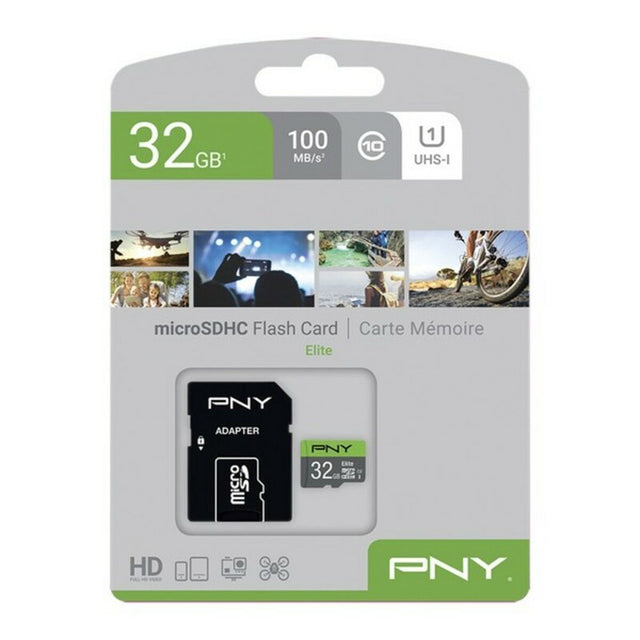 PNY Elite 32 GB SDHC-Speicherkarte Schwarz