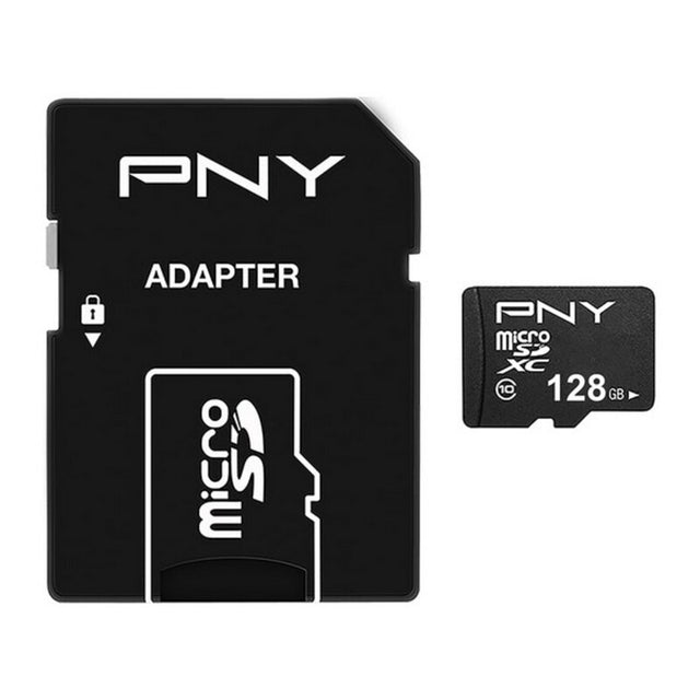 Micro-SD-Speicherkarte mit Adapter PNY Performance Plus C10