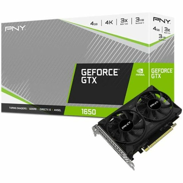 PNY GeForce GTX 1650 Dual-Lüfter-Grafikkarte