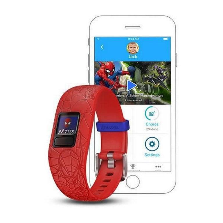 Pulsera de Actividad GARMIN  Vivofit Jr 2 Spiderman Negro