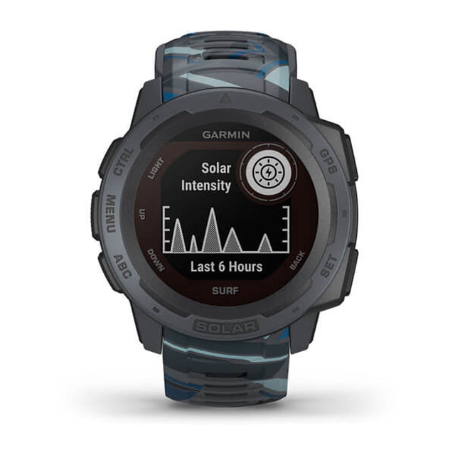 Pulsera de Actividad GARMIN Instinct Solar – Surf Edition Negro