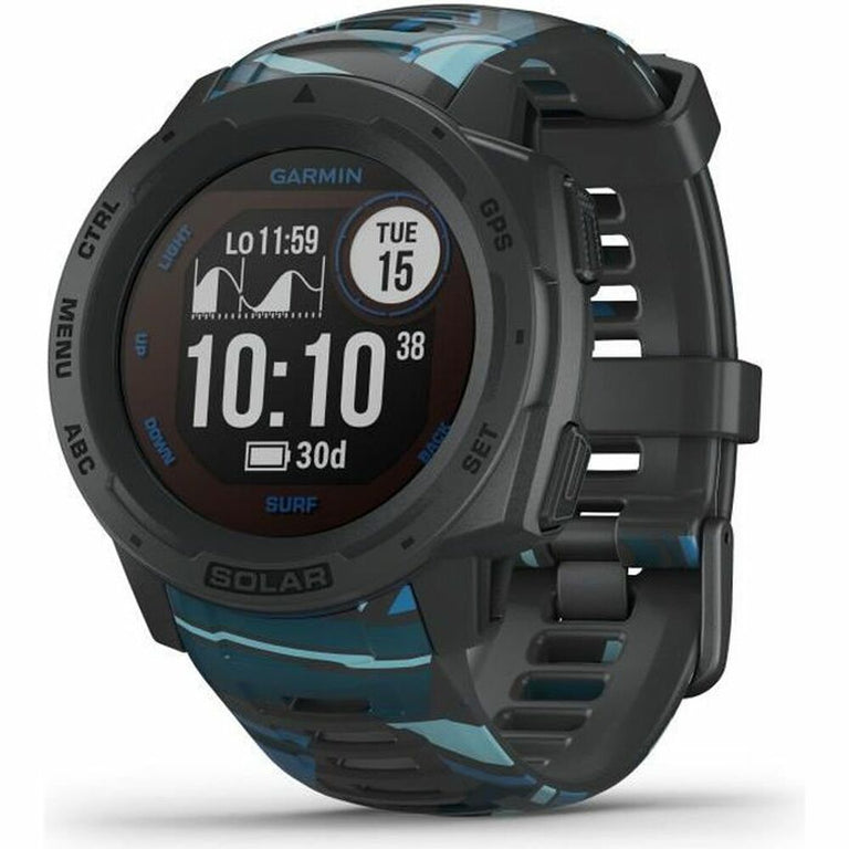 Pulsera de Actividad GARMIN Instinct Solar – Surf Edition Negro