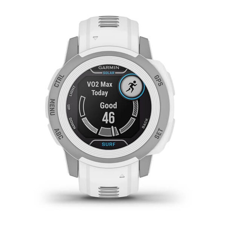 Aktivitätsarmband GARMIN Instinct 2S Solar Surf 0,79" Grau Weiß