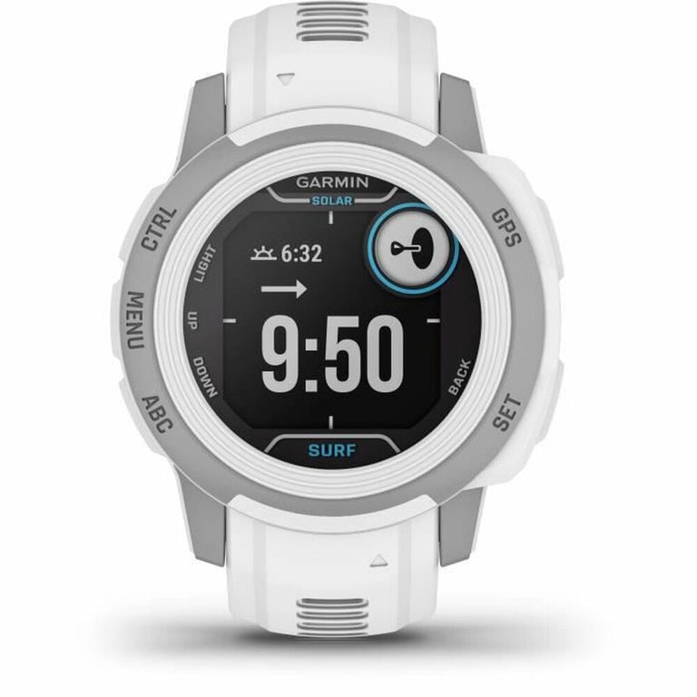 Aktivitätsarmband GARMIN Instinct 2S Solar Surf 0,79" Grau Weiß