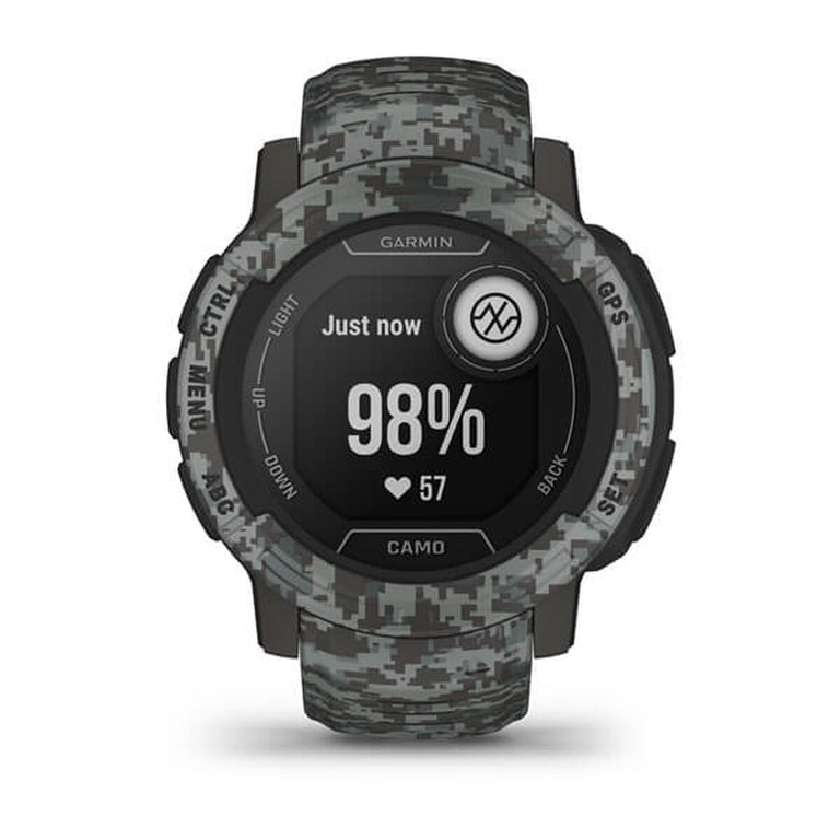 Pulsera de Actividad GARMIN Instinct 2 Camo Edition Gris oscuro 0,9"