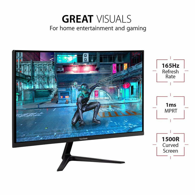 Monitor ViewSonic VX2718-2KPC-MHD Curva 27" LED QHD 165 Hz VA