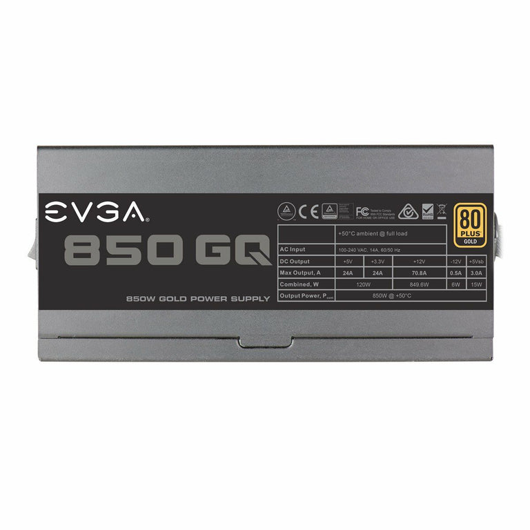 Fuente de Alimentación Evga 850 GQ 850 W ATX 80 Plus Gold