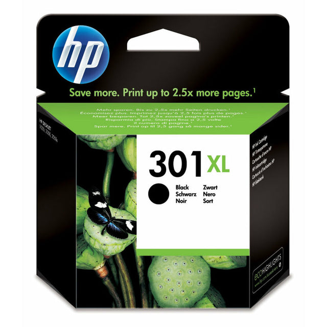 HP 301XL Schwarz Original-Tintenpatrone