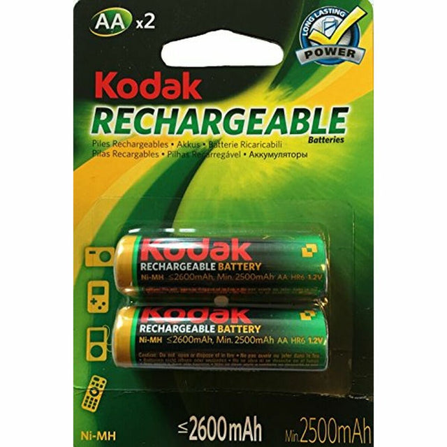 Pila Recargable LR6 Kodak NI-MH 2600 mAh (2 pcs)