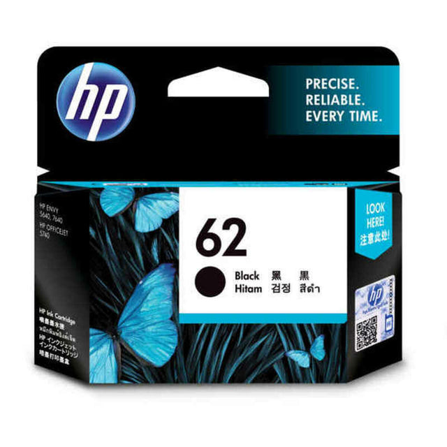 HP 62 Schwarz Original-Tintenpatrone