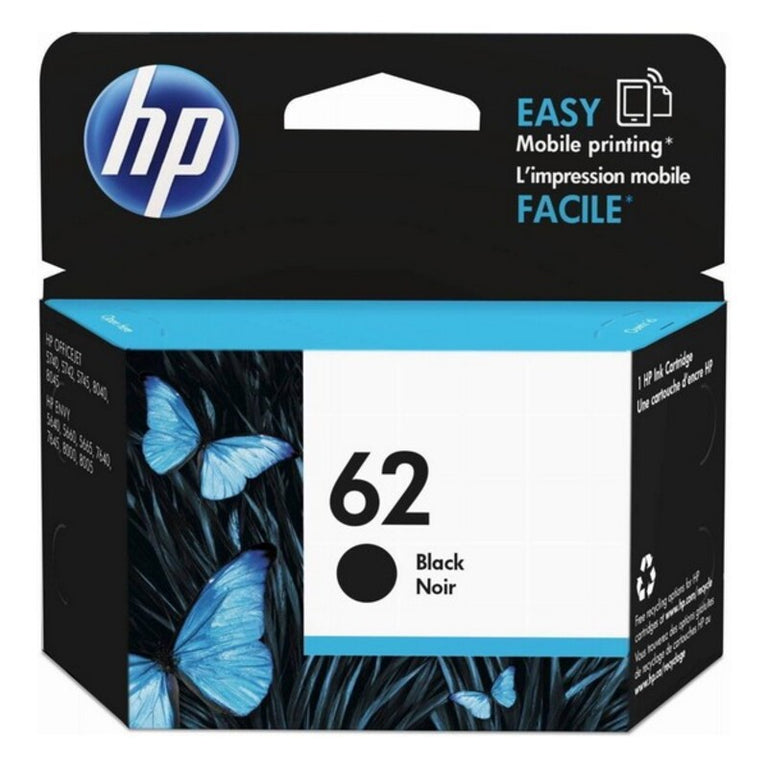 Cartucho de Tinta Original HP 62 Negro