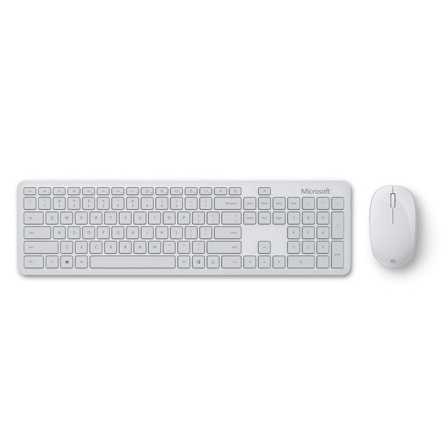 Ratón y Teclado Microsoft Bluetooth Desktop Bluetooth 4.0 Gris claro AZERTY