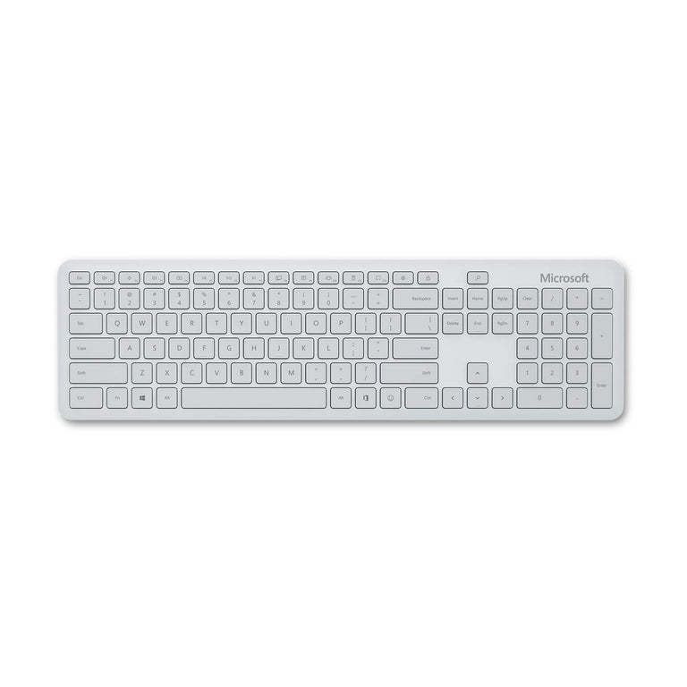 Ratón y Teclado Microsoft Bluetooth Desktop Bluetooth 4.0 Gris claro AZERTY