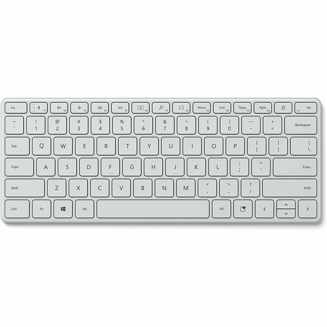 Teclado Inalámbrico Microsoft 21Y-00054 Qwerty Español Blanco Inalámbrico