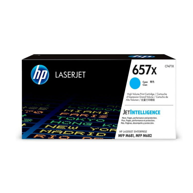 HP 657X Cyan-Toner