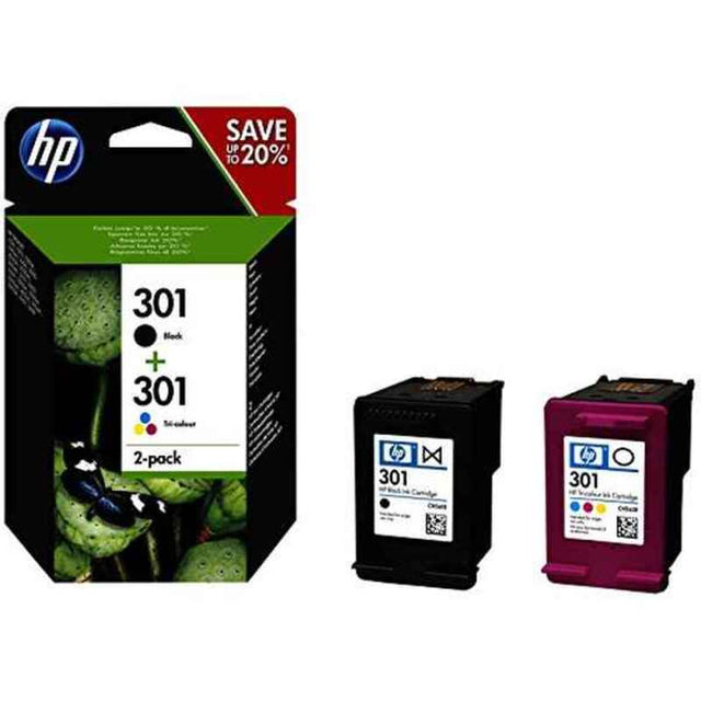 HP 301 Black Tricolor kompatible Tintenpatrone