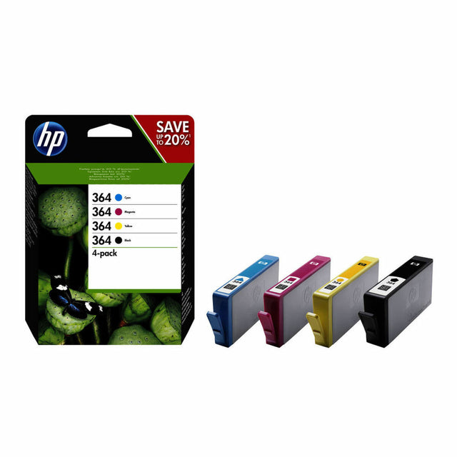 HP T364 Schwarz Tricolor Original-Tintenpatrone