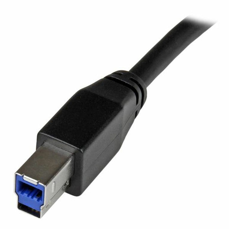 Cable USB A a USB B Startech USB3SAB5M            Negro