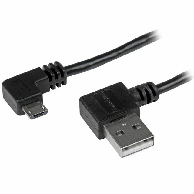 Cable USB a Micro USB Startech USB2AUB2RA1M         Negro