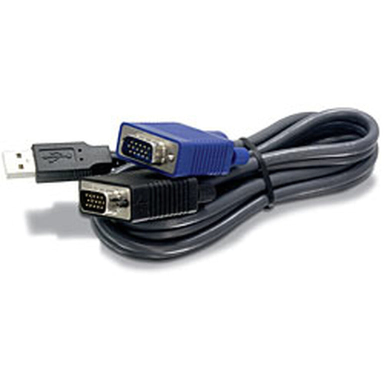 Cable KVM Trendnet TK-CU15              Negro 4,5 m