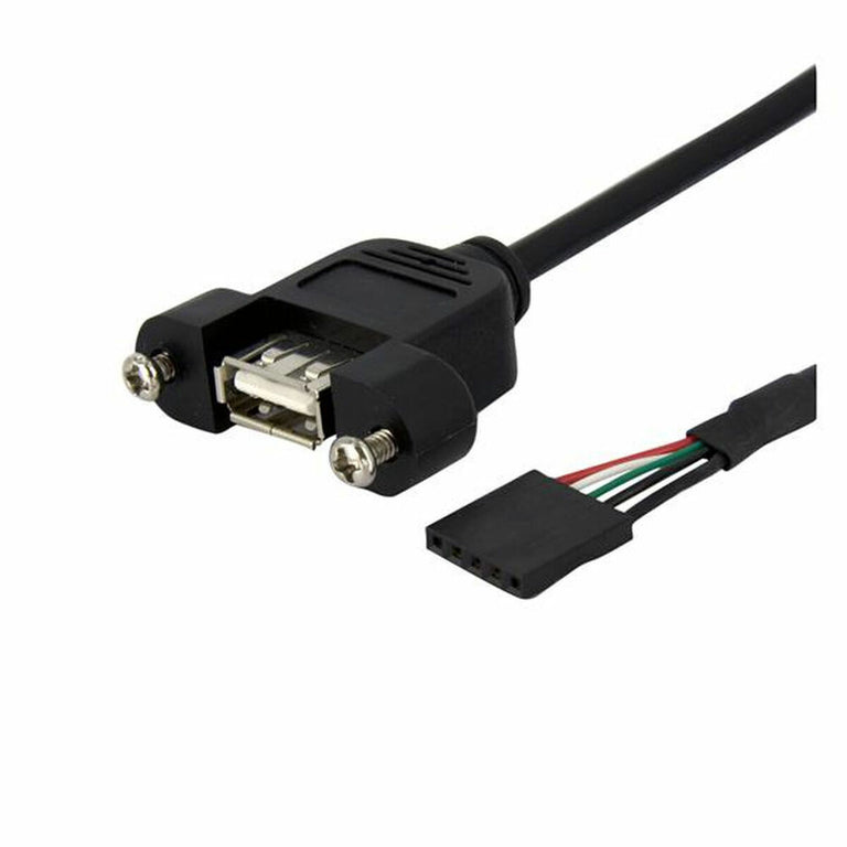 Cable USB Startech USBPNLAFHD1          USB A Negro