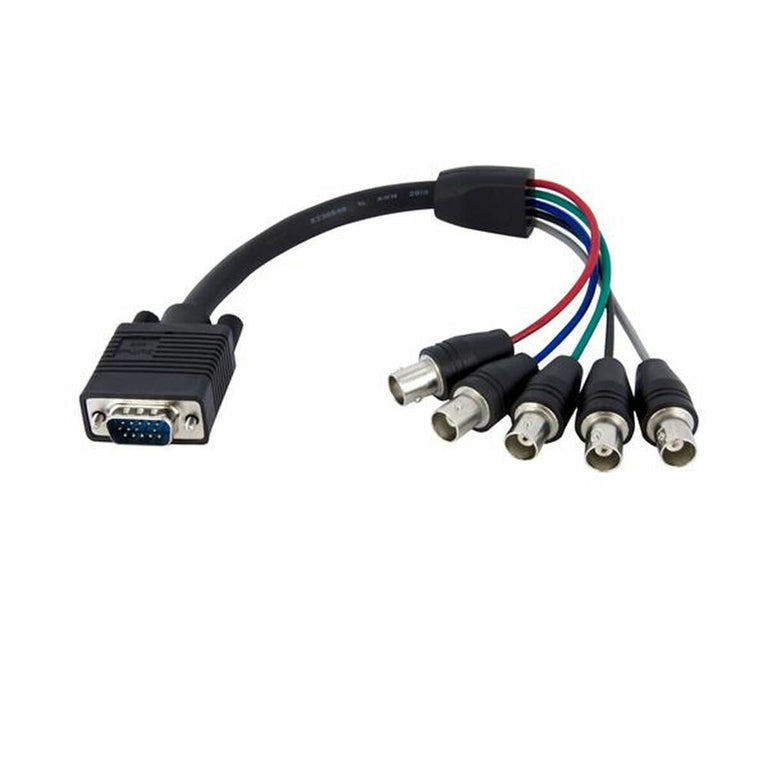 Adaptador VGA Startech VGABNCMF1            Coaxial BNC Negro