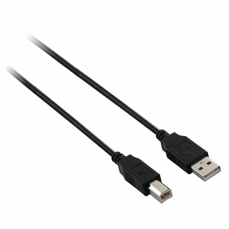 Micro-USB-Kabel V7 V7E2USB2AB-03M USB A USB B Schwarz