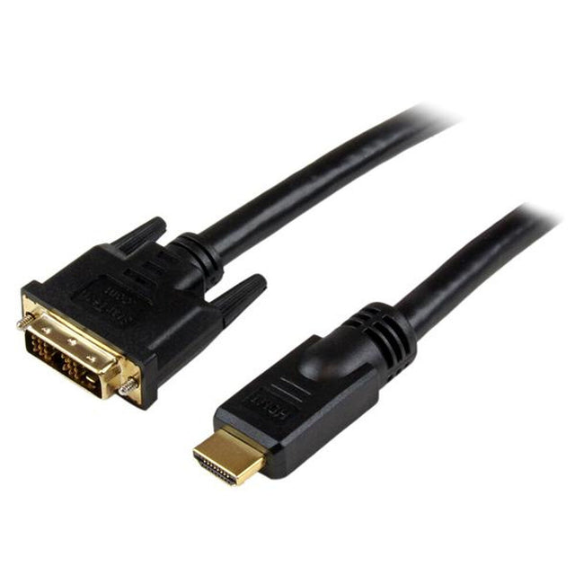 Adaptador HDMI a DVI Startech HDDVIMM10M           Negro 10 m