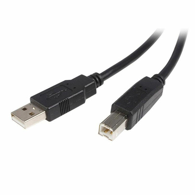 Cable USB A a USB B Startech USB2HAB2M            Negro