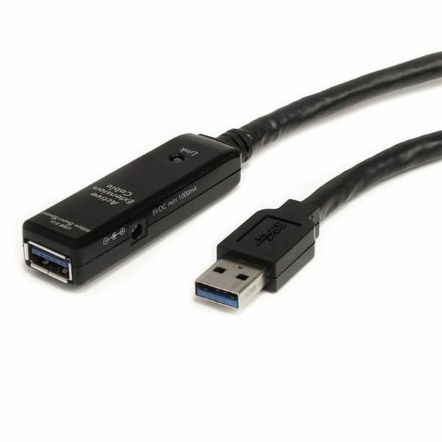 Cable USB Startech USB3AAEXT3M          USB A Negro